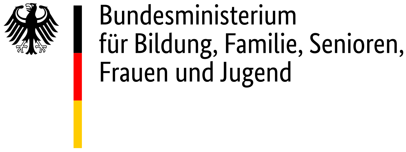 Logo des Bundesministeriums für Familie, Senioren, Frauen und Jugend