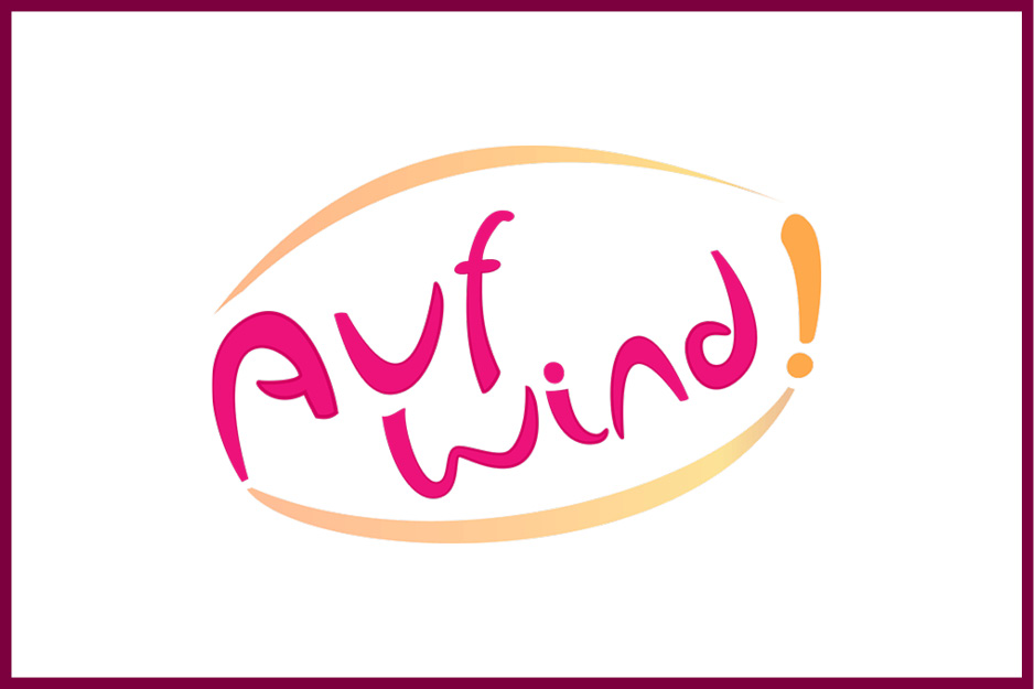 Logo mit dem Schriftzug Aufwind!